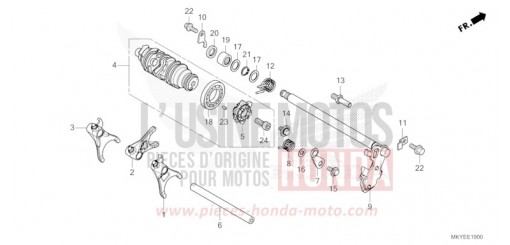 GEARSHIFT DRUM CB650RACR de 2024